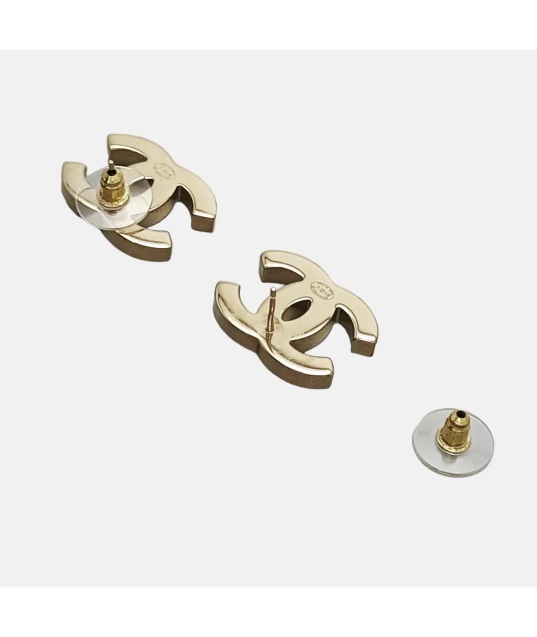 CHANEL Металлические серьги, фото 3
