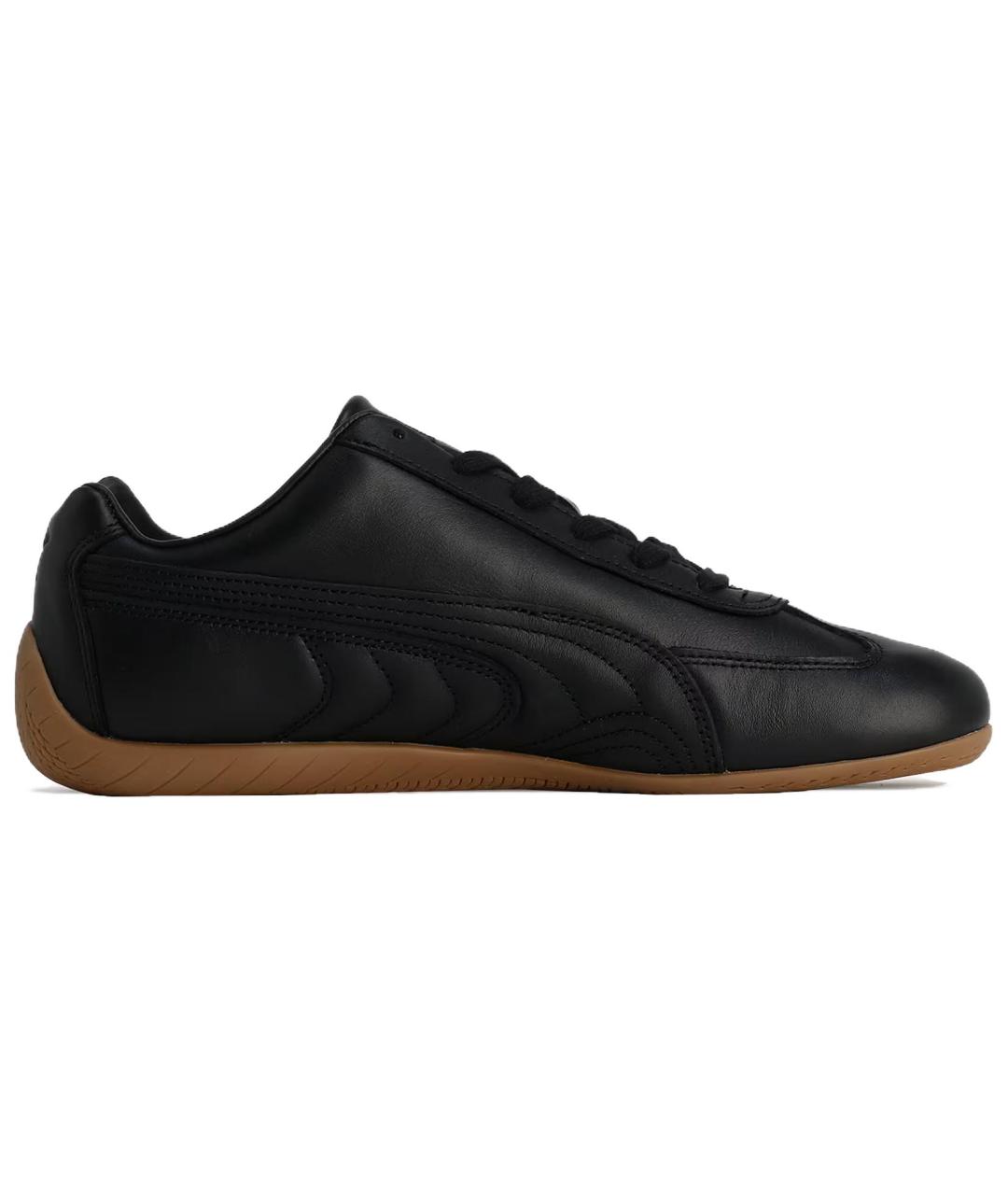 PUMA Черные кожаные кроссовки, фото 2