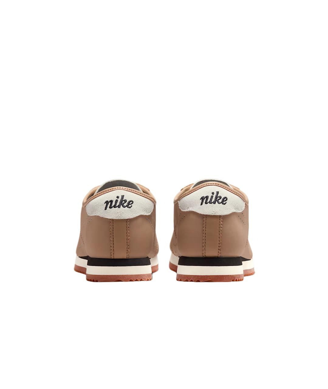 NIKE Коричневые кожаные кроссовки, фото 5