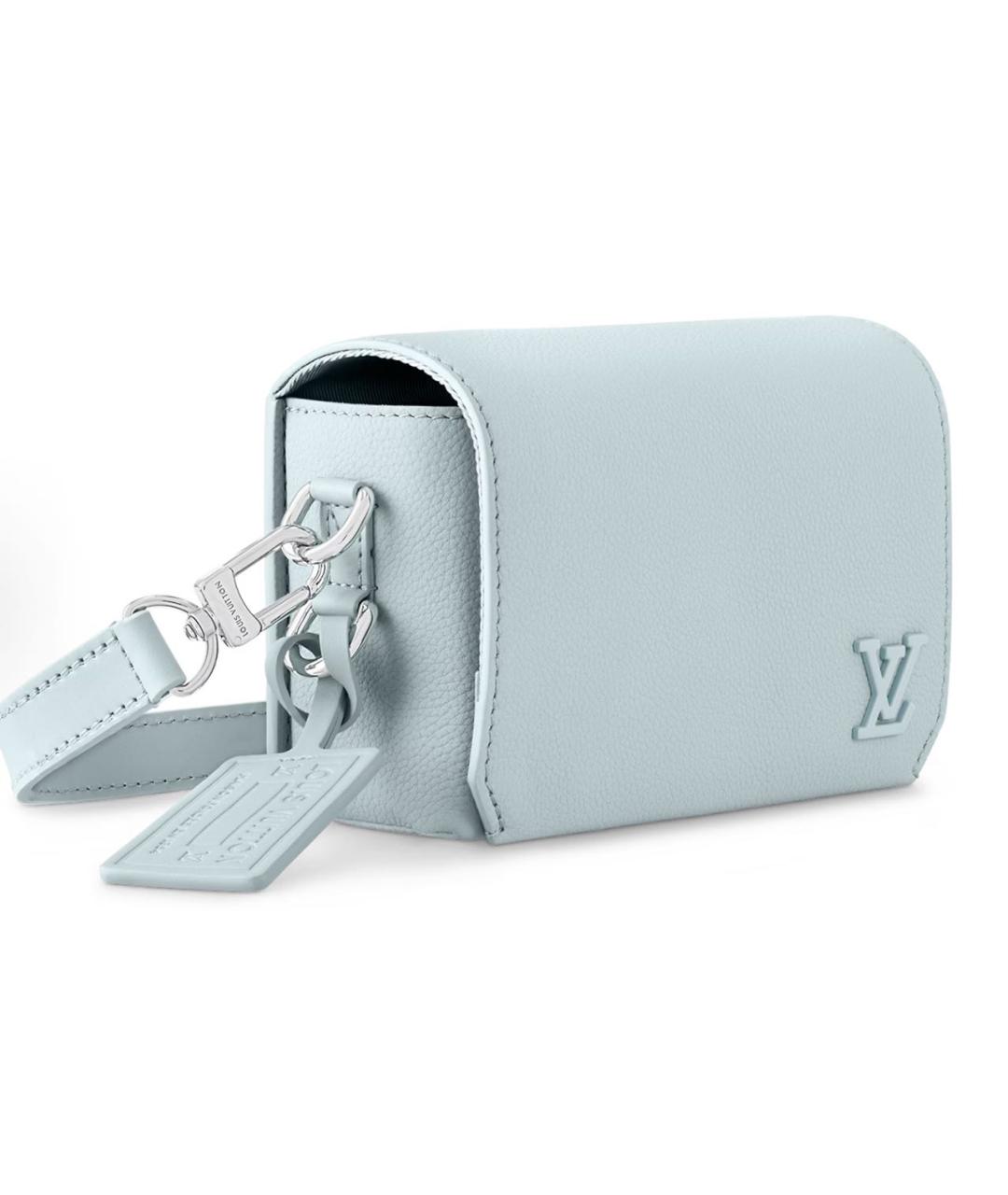 LOUIS VUITTON Голубая сумка через плечо, фото 2