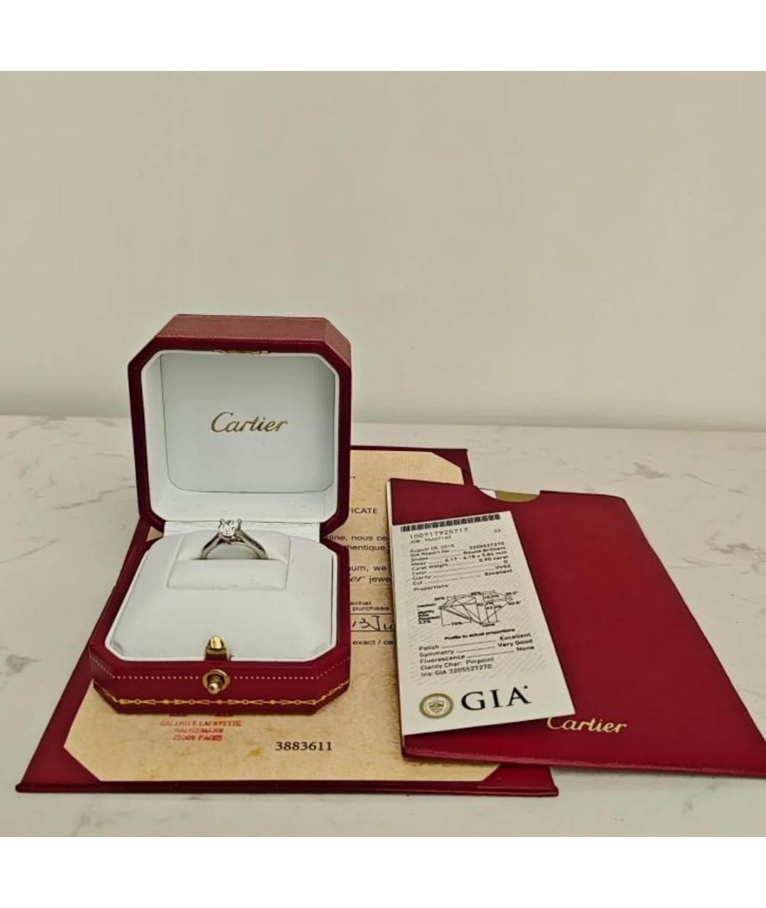 CARTIER Платиновое кольцо, фото 4