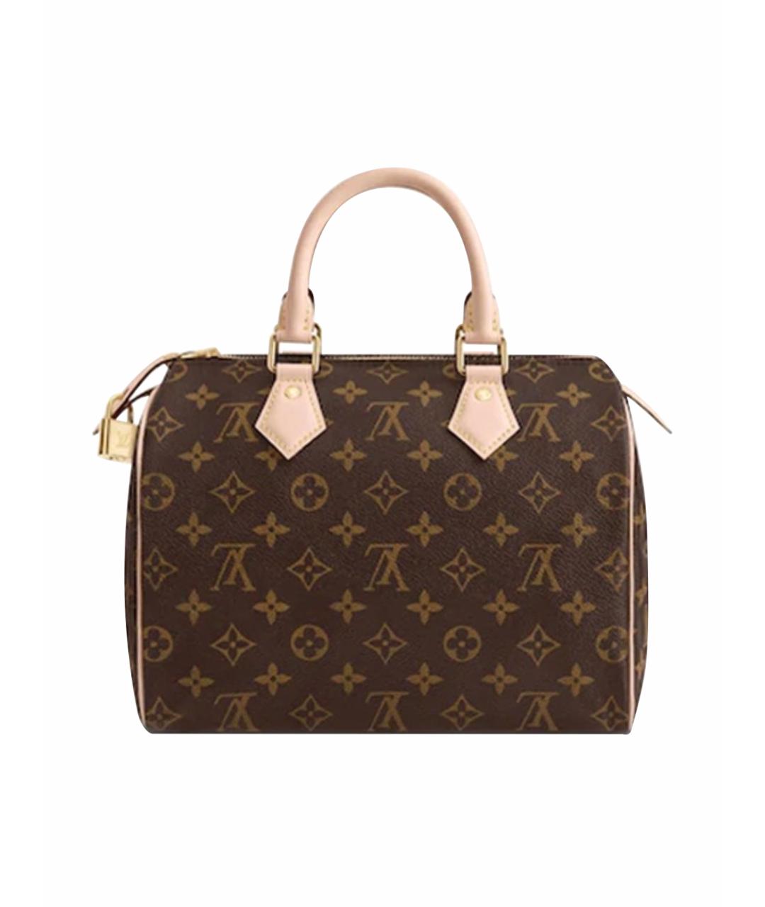 LOUIS VUITTON Коричневая сумка с короткими ручками, фото 1