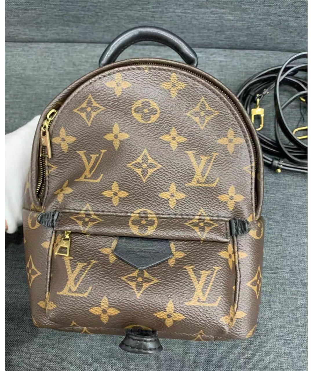 LOUIS VUITTON Коричневый рюкзак, фото 4