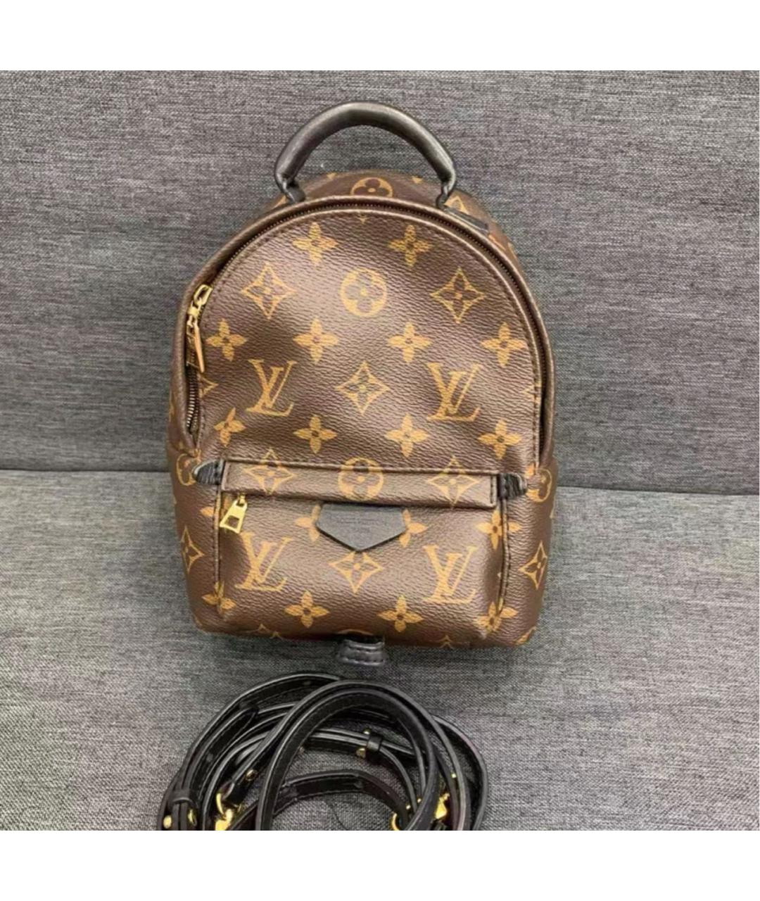 LOUIS VUITTON Коричневый рюкзак, фото 9