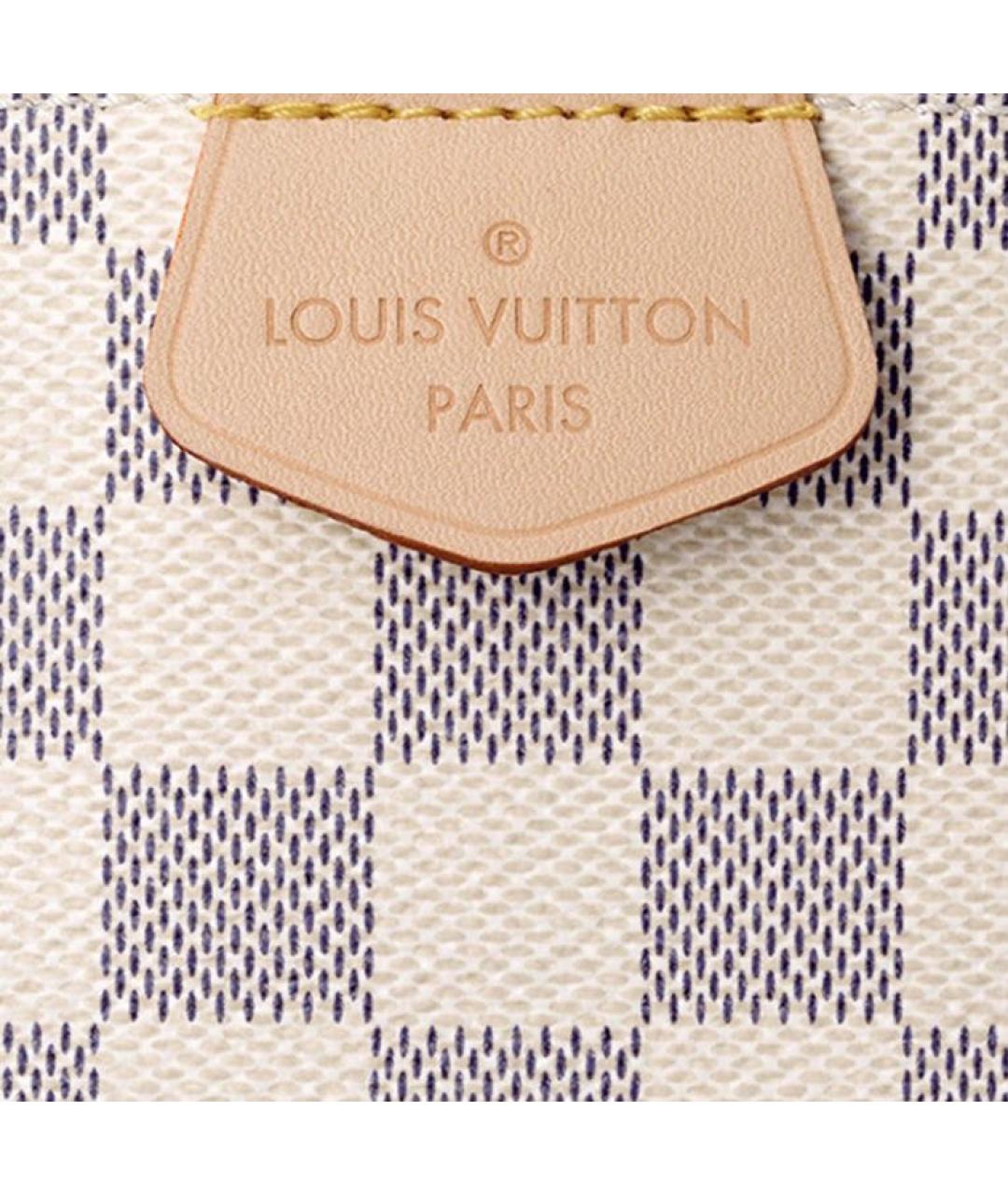 LOUIS VUITTON Белая сумка с короткими ручками, фото 5