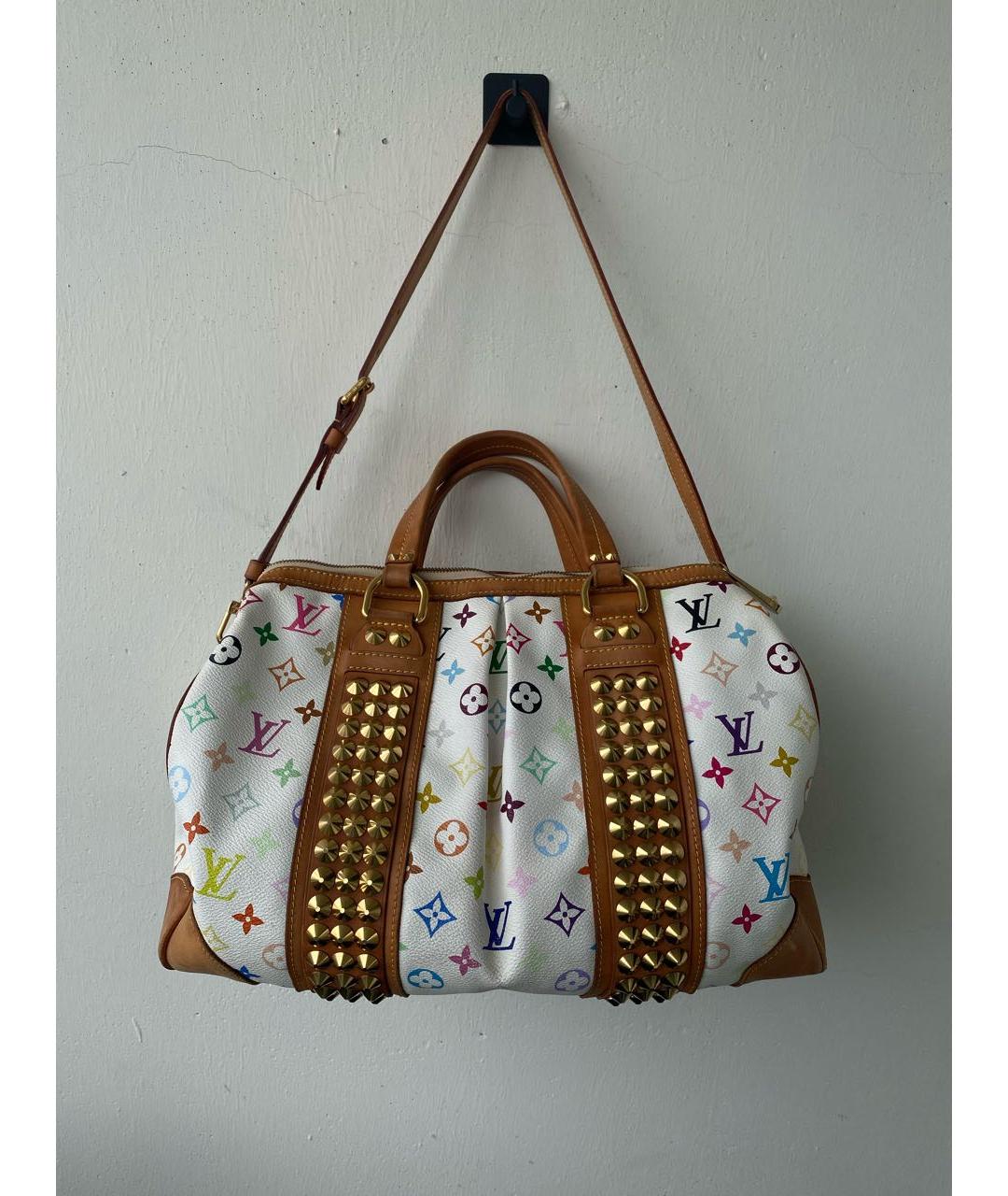 LOUIS VUITTON Белая сумка с короткими ручками, фото 2