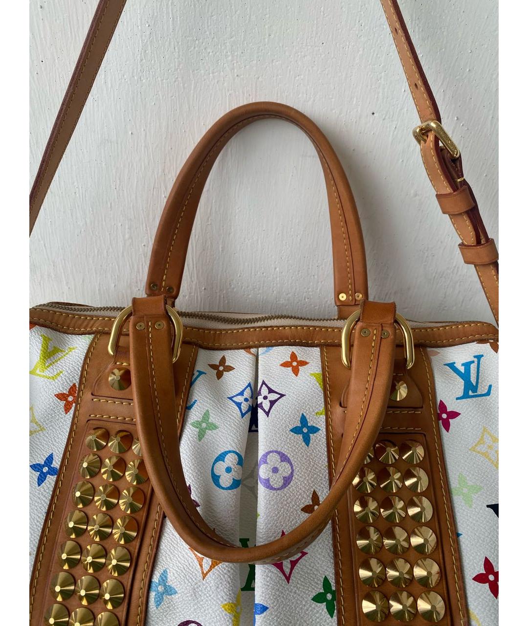 LOUIS VUITTON Белая сумка с короткими ручками, фото 4