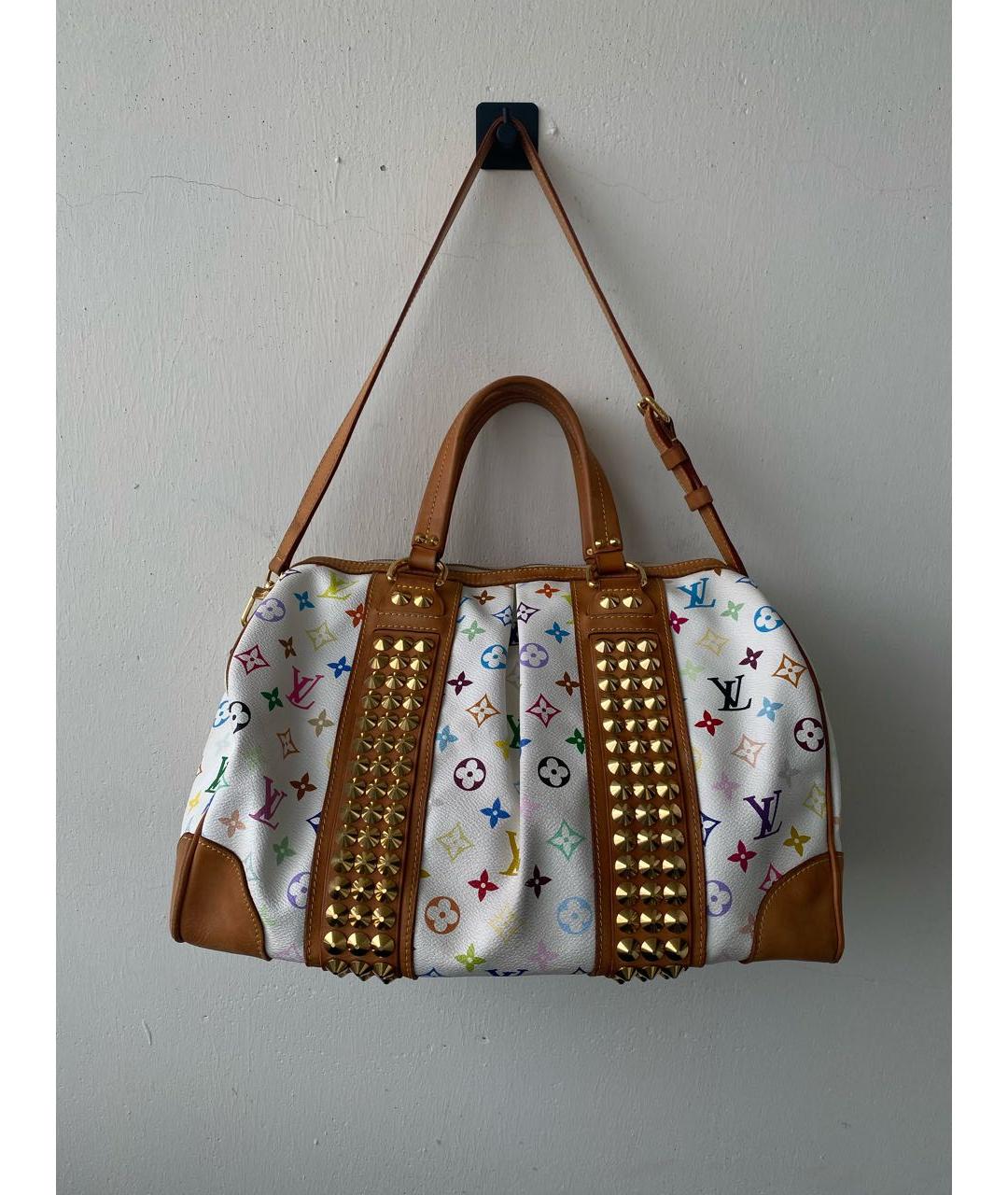 LOUIS VUITTON Белая сумка с короткими ручками, фото 3