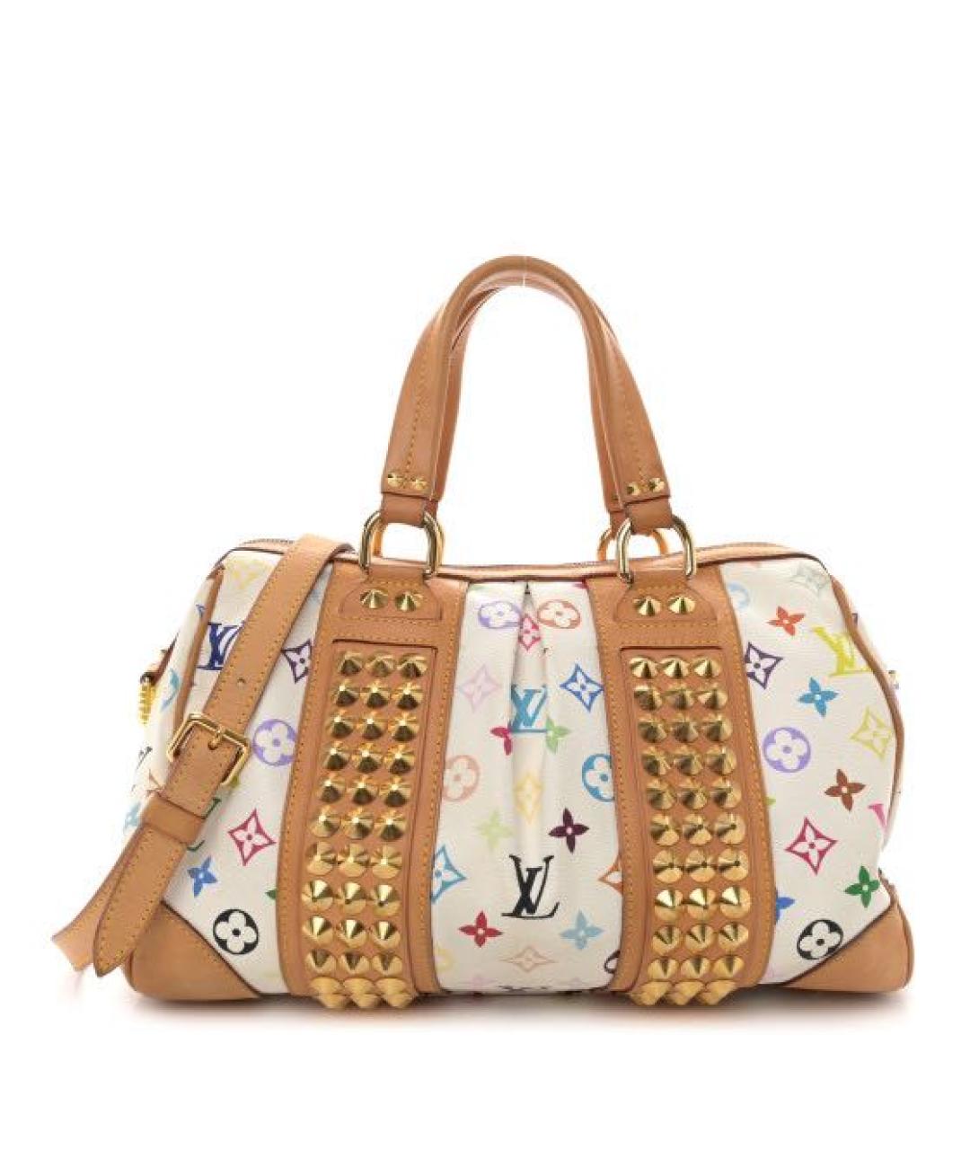 LOUIS VUITTON Белая сумка с короткими ручками, фото 9