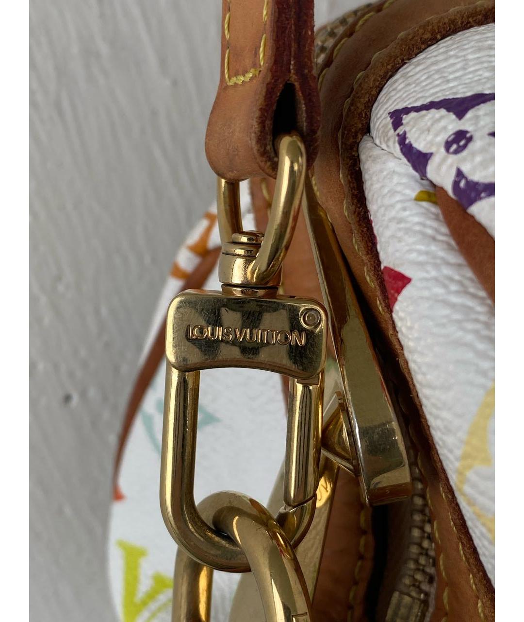 LOUIS VUITTON Белая сумка с короткими ручками, фото 5