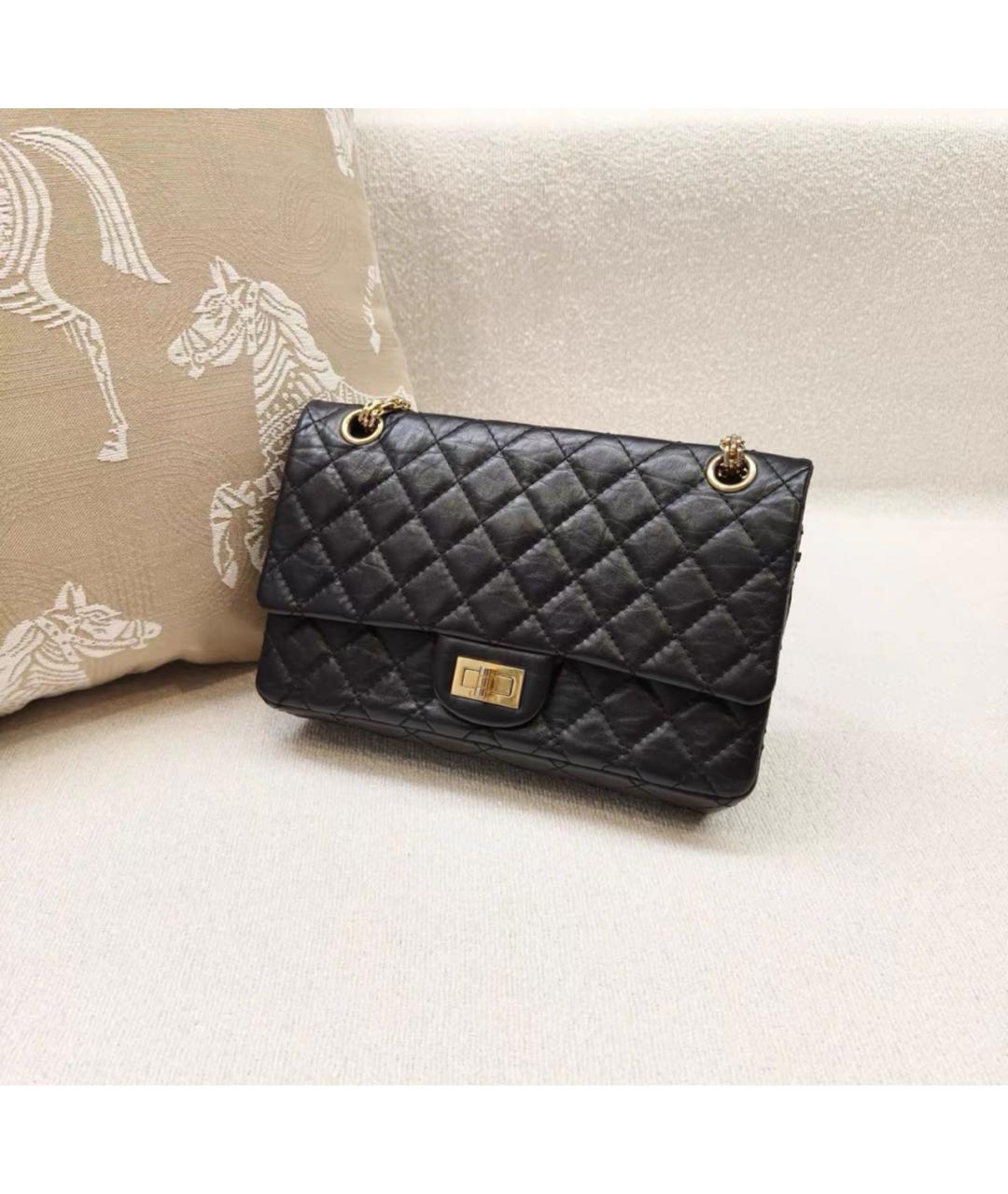 CHANEL Черная кожаная сумка через плечо, фото 4