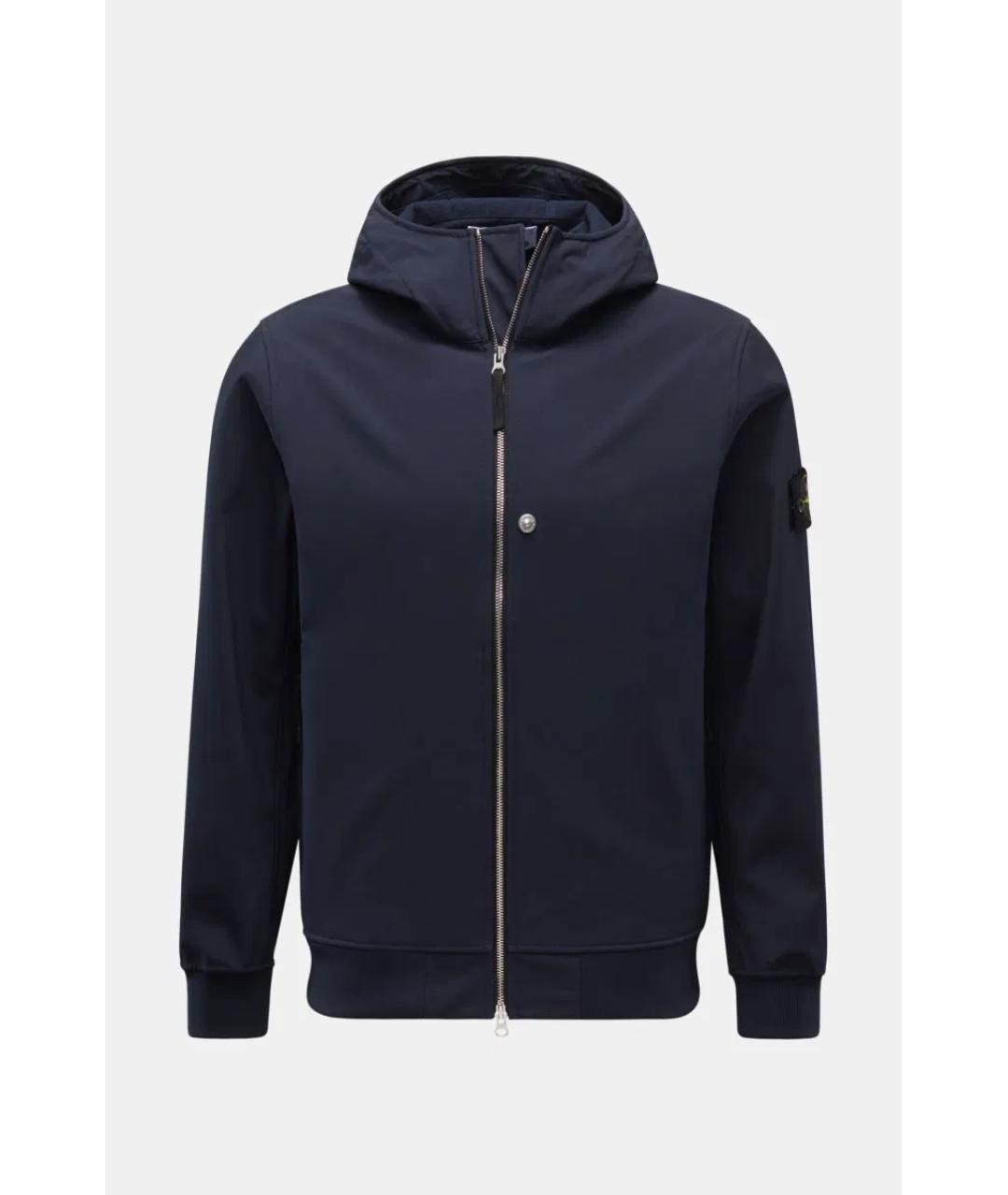 STONE ISLAND Синяя полиэстеровая куртка, фото 5