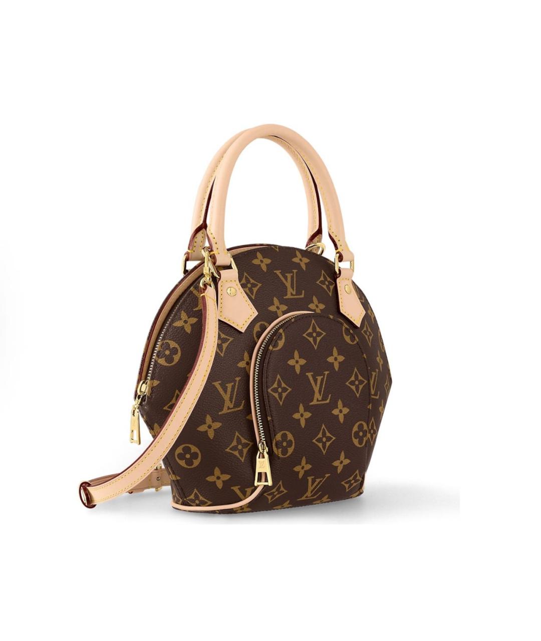 LOUIS VUITTON Коричневая сумка с короткими ручками, фото 2