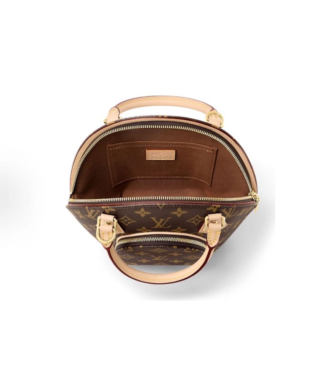 LOUIS VUITTON Коричневая сумка с короткими ручками, фото 4