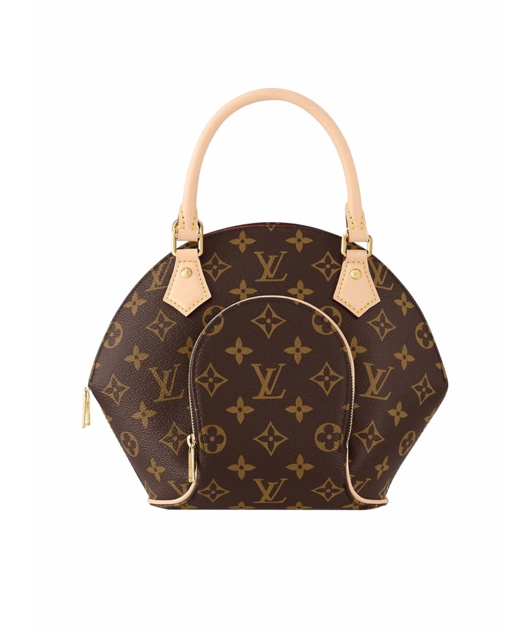 LOUIS VUITTON Коричневая сумка с короткими ручками, фото 1
