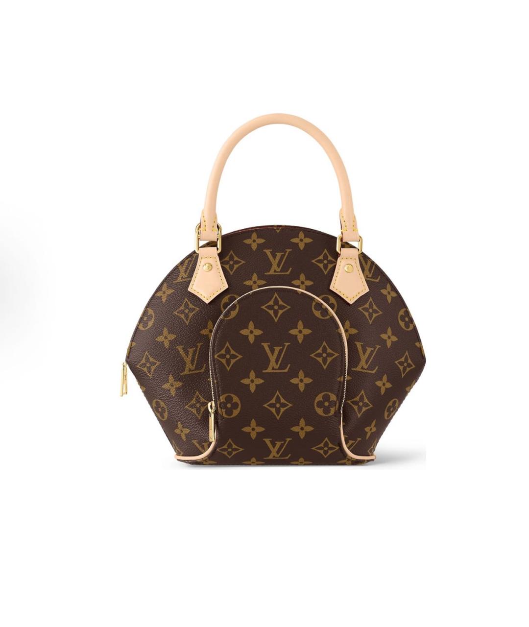 LOUIS VUITTON Коричневая сумка с короткими ручками, фото 5