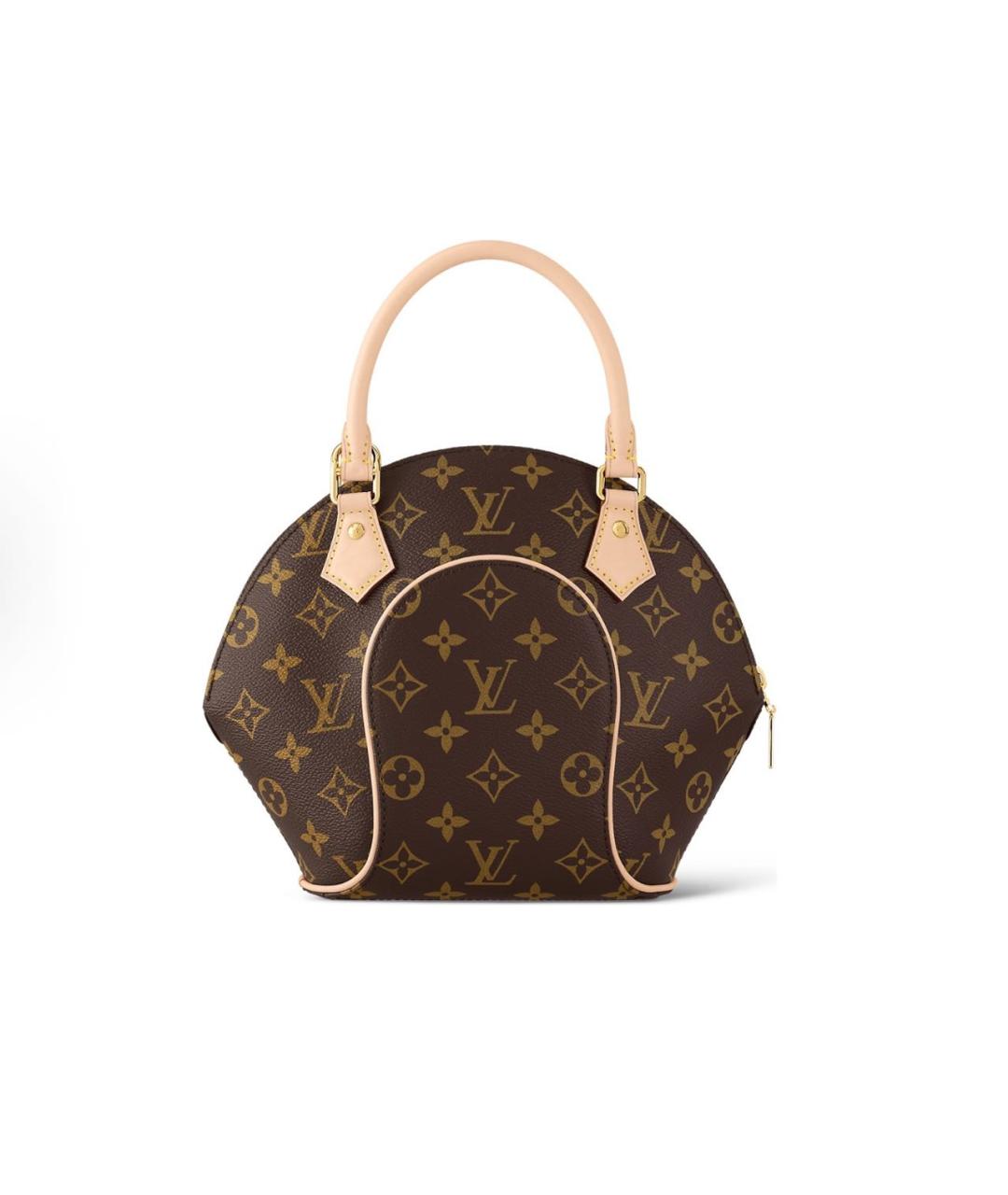 LOUIS VUITTON Коричневая сумка с короткими ручками, фото 3