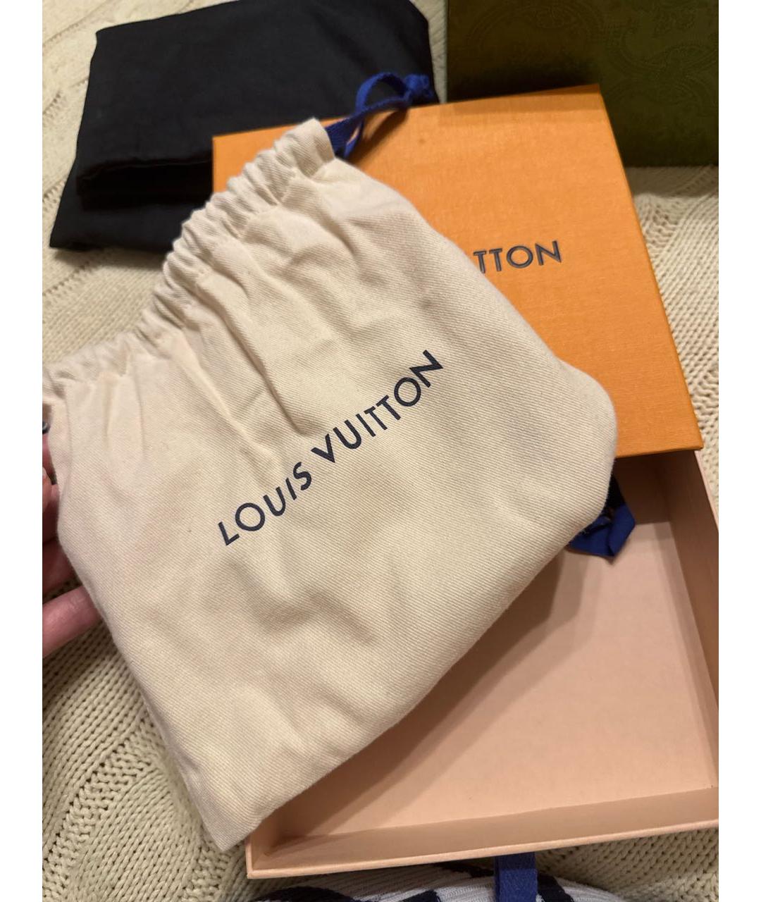 LOUIS VUITTON Черный ремень из искусственной кожи, фото 3