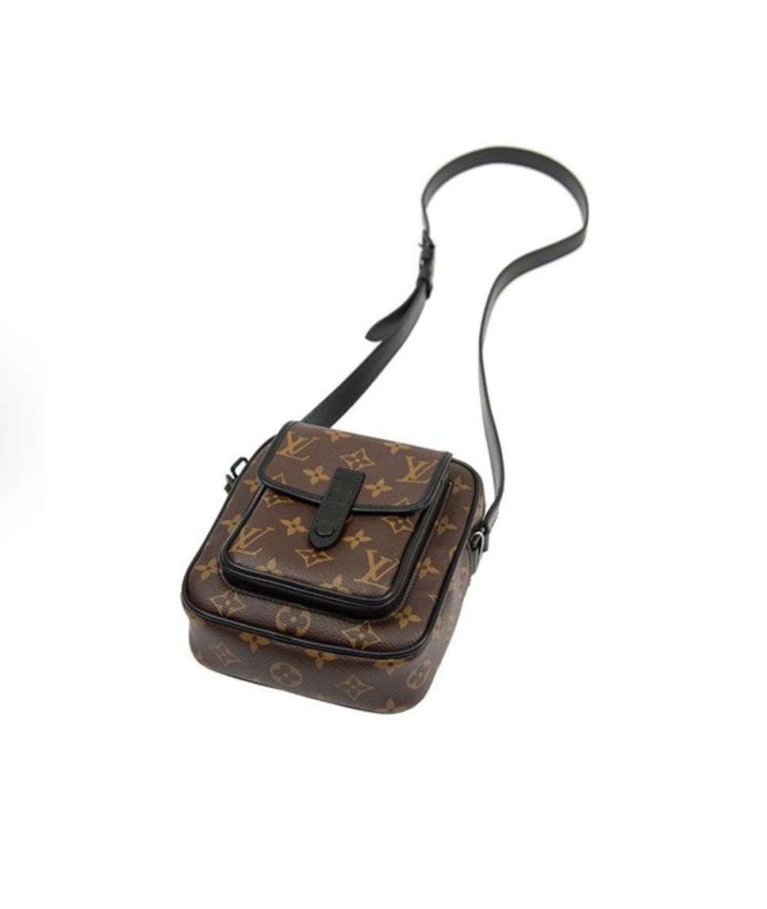 LOUIS VUITTON Коричневая сумка на плечо, фото 4