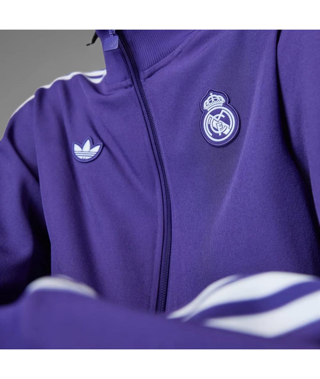 ADIDAS Фиолетовая полиэстеровая спортивная куртка, фото 6