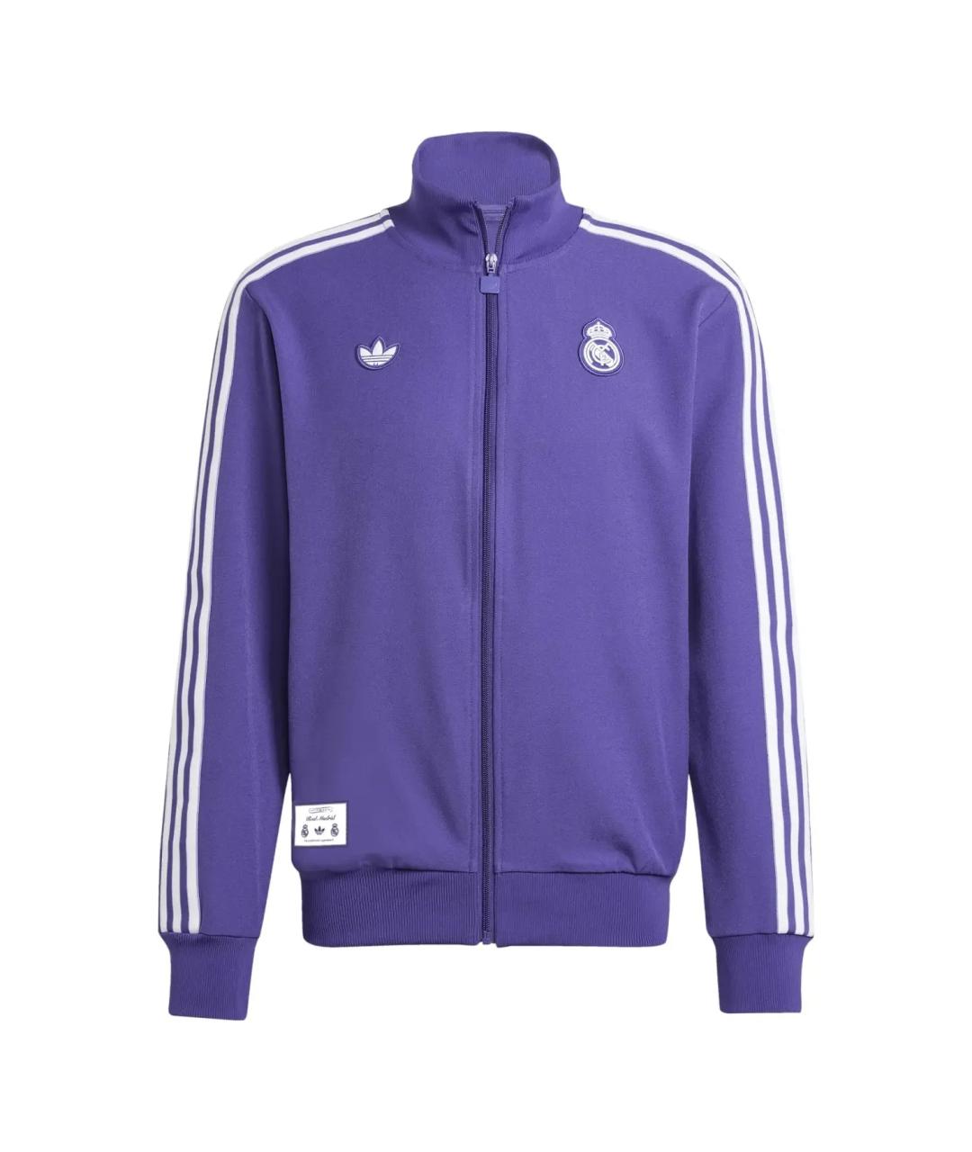 ADIDAS Фиолетовая полиэстеровая спортивная куртка, фото 9