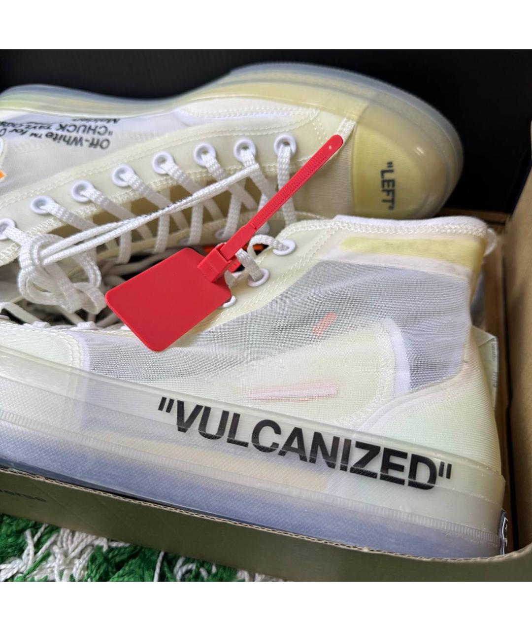 OFF-WHITE Белые высокие кроссовки / кеды, фото 2