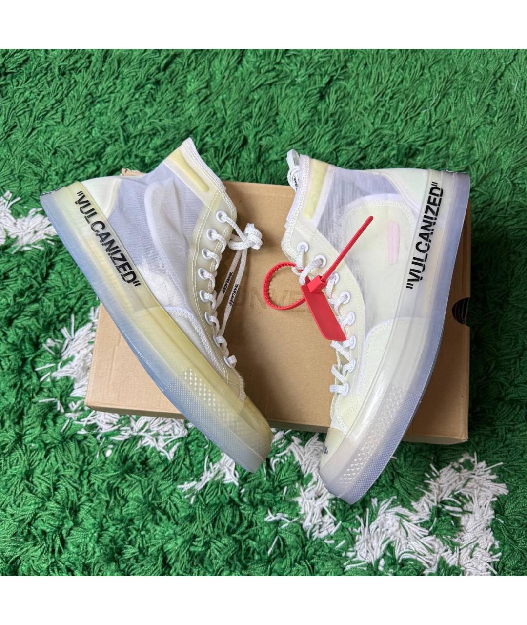OFF-WHITE Белые высокие кроссовки / кеды, фото 4