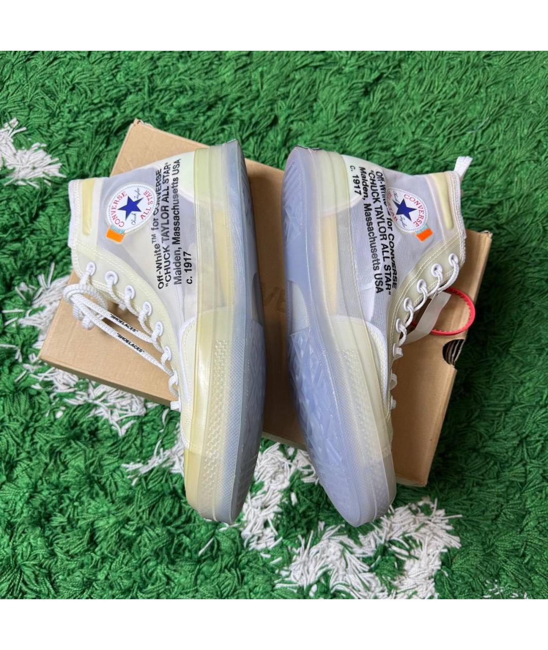 OFF-WHITE Белые высокие кроссовки / кеды, фото 5