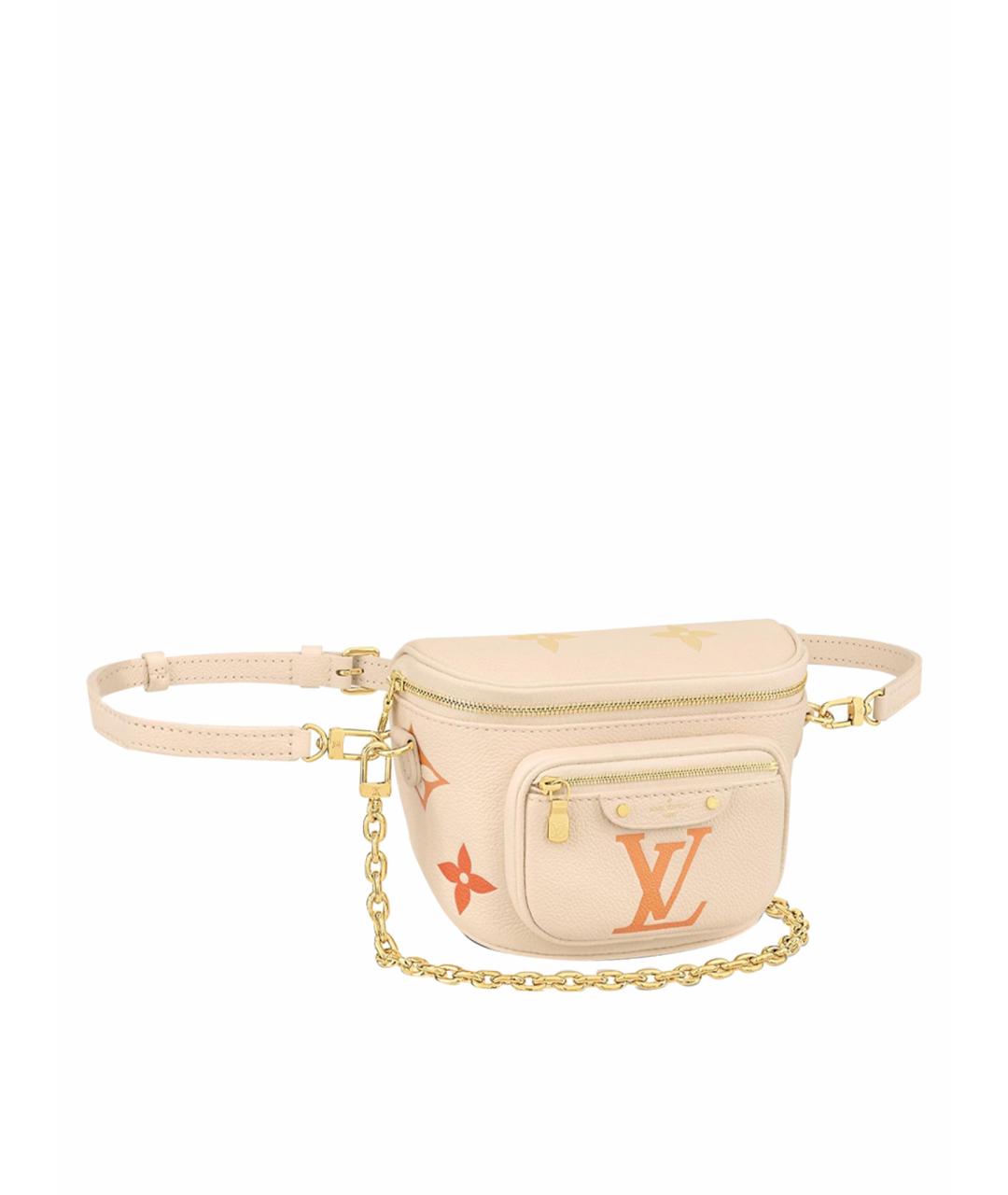 LOUIS VUITTON Бежевая поясная сумка, фото 1