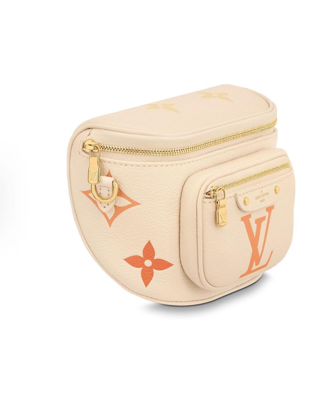 LOUIS VUITTON Бежевая поясная сумка, фото 3