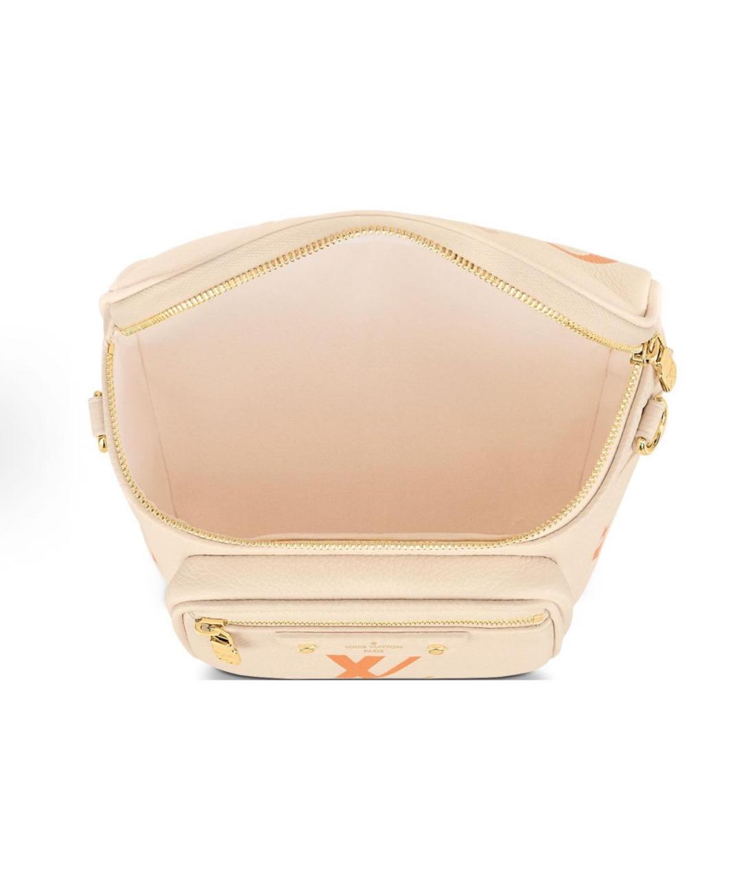 LOUIS VUITTON Бежевая поясная сумка, фото 5