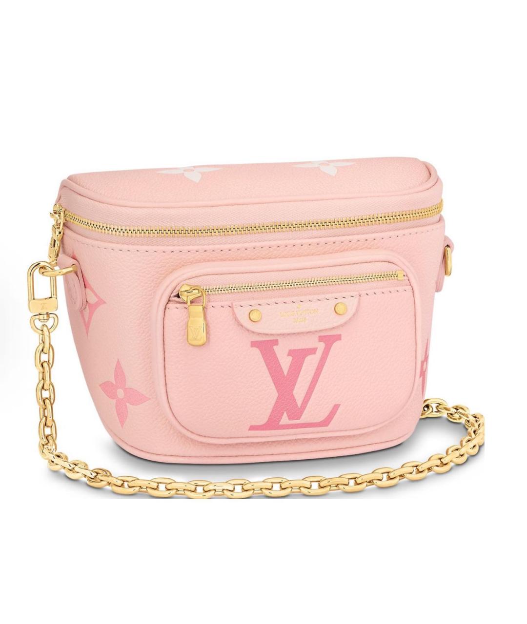 LOUIS VUITTON Розовая поясная сумка, фото 2