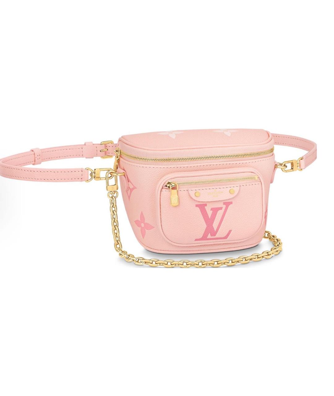 LOUIS VUITTON Розовая поясная сумка, фото 6