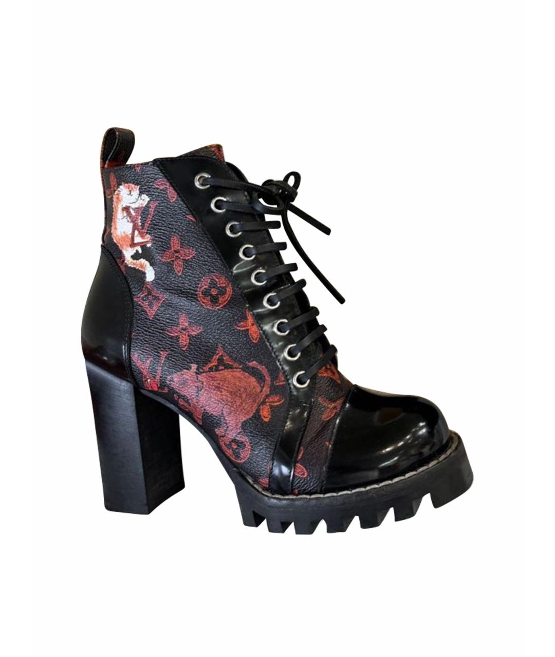 LOUIS VUITTON Мульти кожаные ботильоны, фото 1