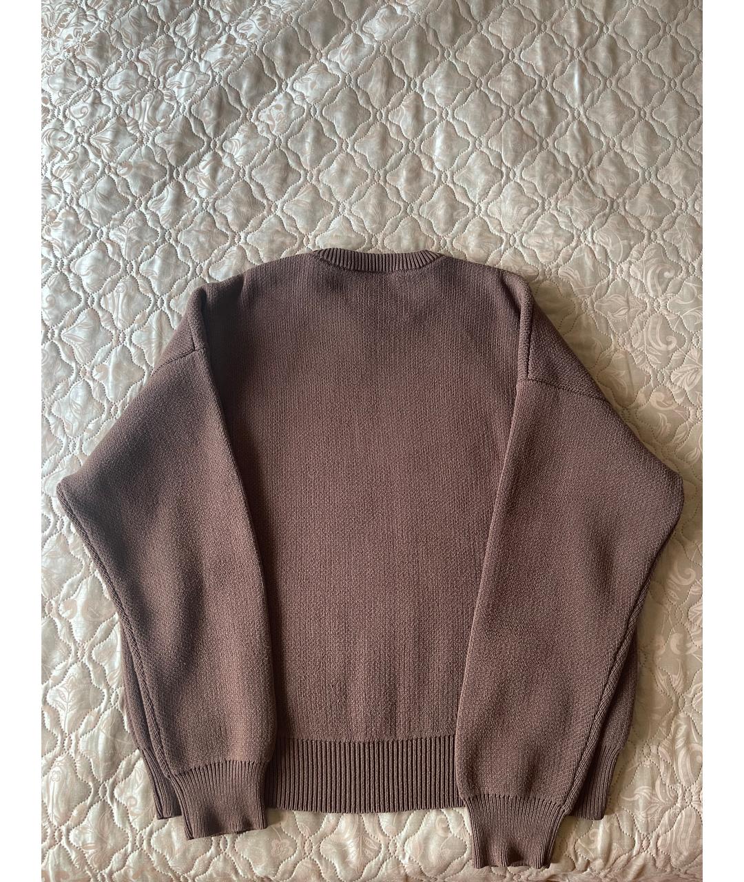 FEAR OF GOD ESSENTIALS Коричневый хлопковый джемпер / свитер, фото 2