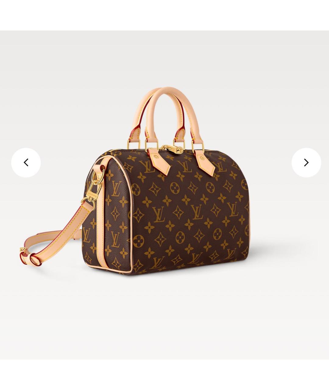 LOUIS VUITTON Коричневая сумка с короткими ручками, фото 2