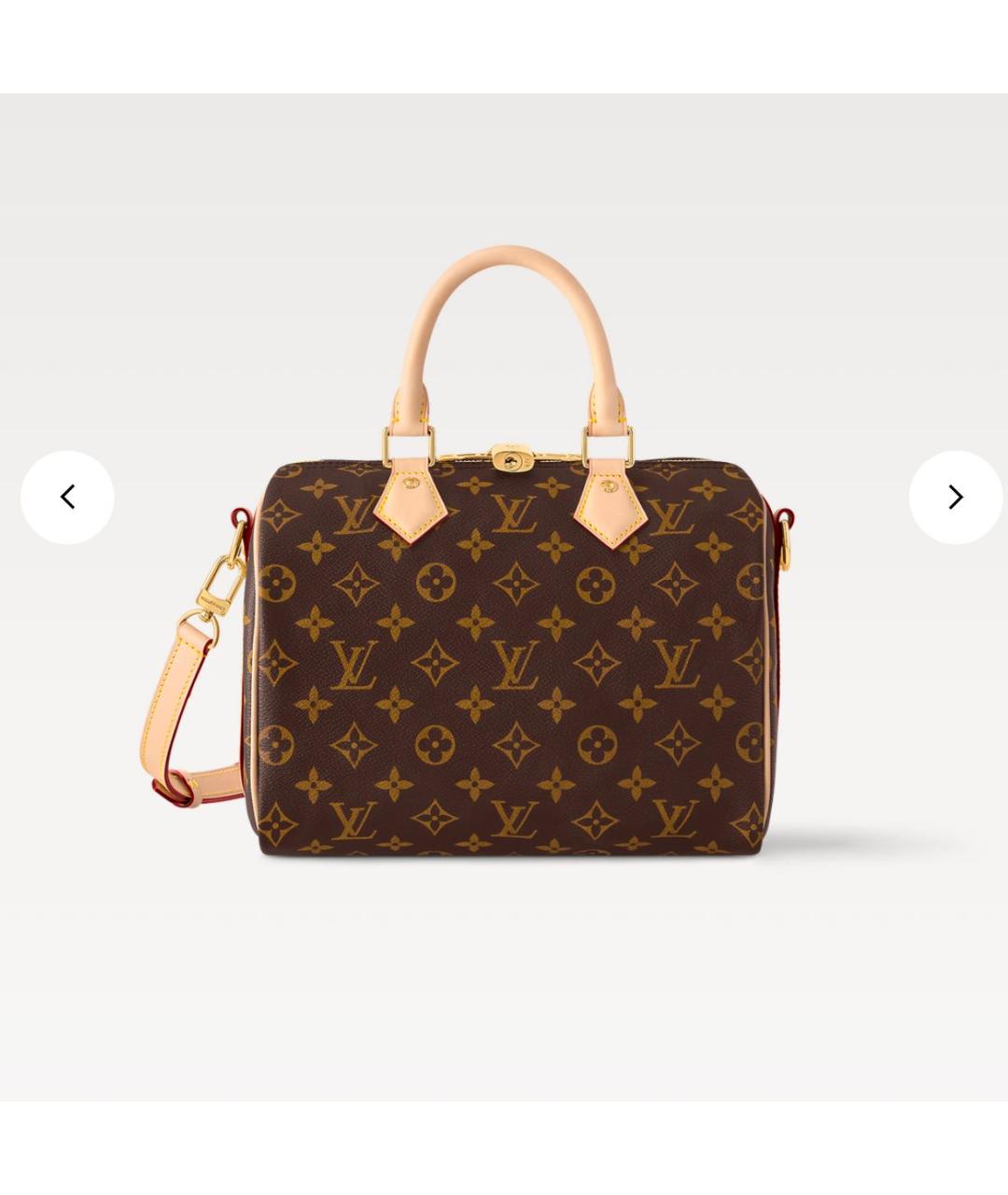 LOUIS VUITTON Коричневая сумка с короткими ручками, фото 4