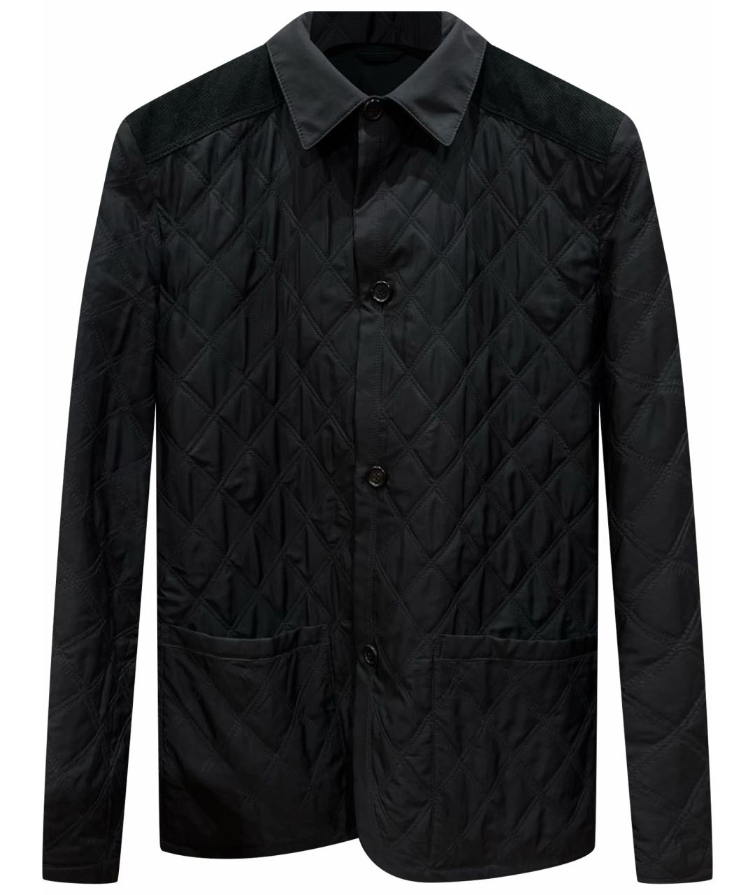 KITON Черная полиэстеровая куртка, фото 1