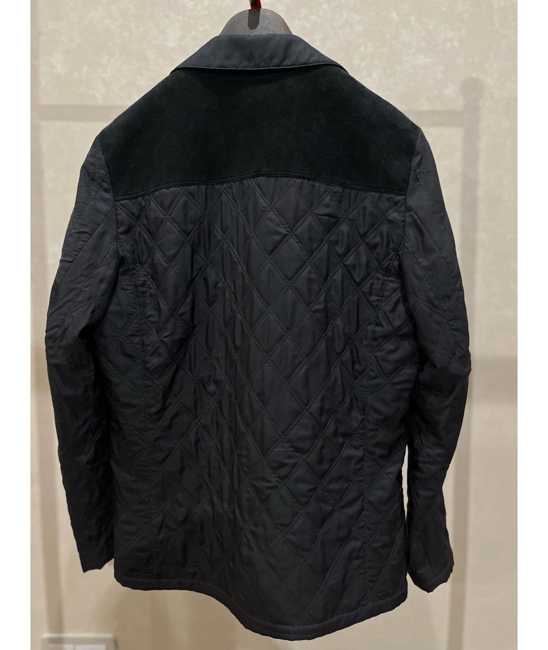 KITON Черная полиэстеровая куртка, фото 2
