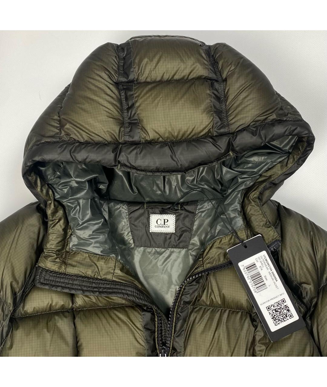 CP COMPANY Зеленый пуховик, фото 3