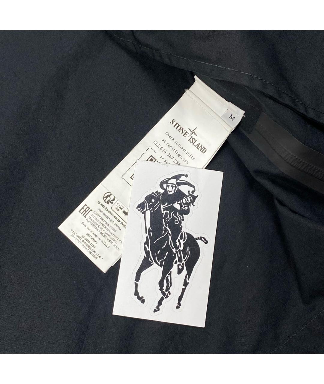 STONE ISLAND Черная куртка, фото 5