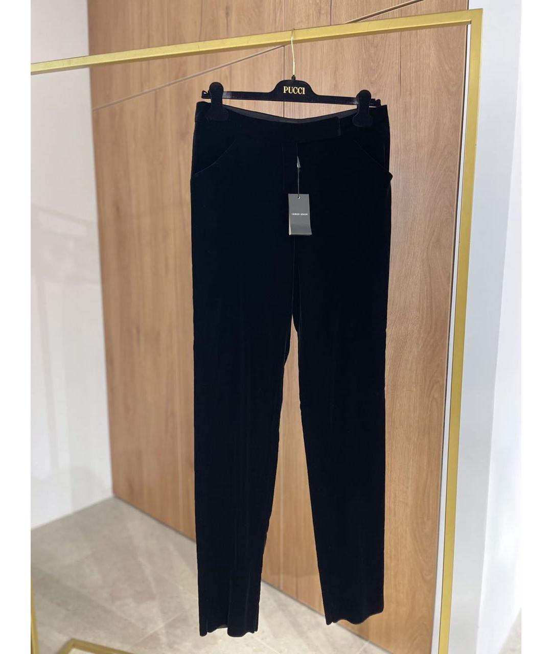 GIORGIO ARMANI Черные брюки узкие, фото 3