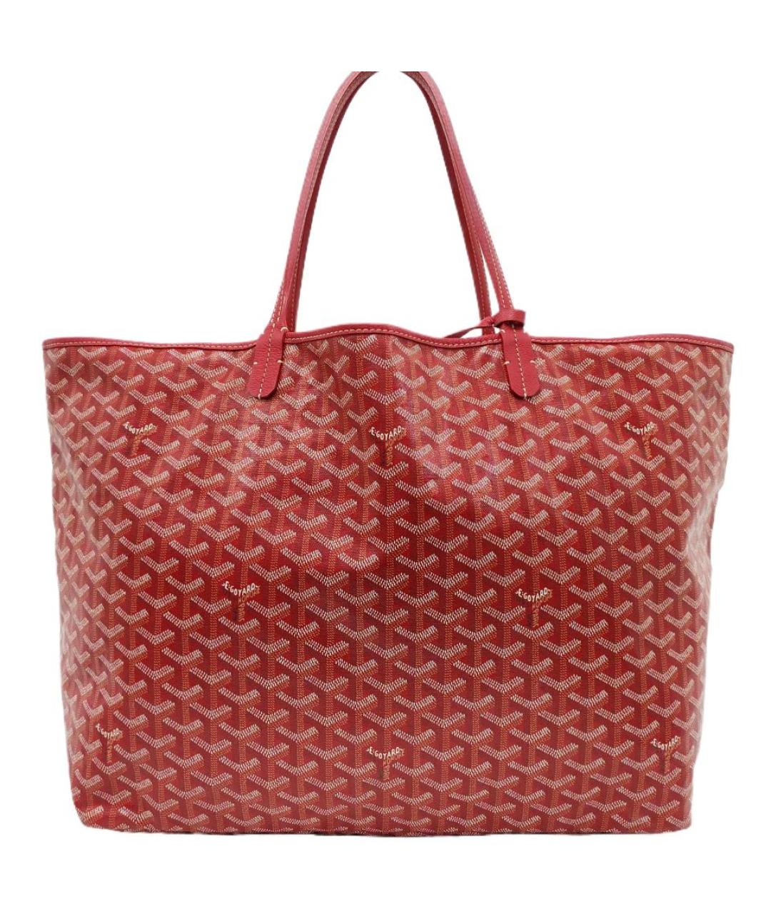 GOYARD Красная сумка тоут, фото 7
