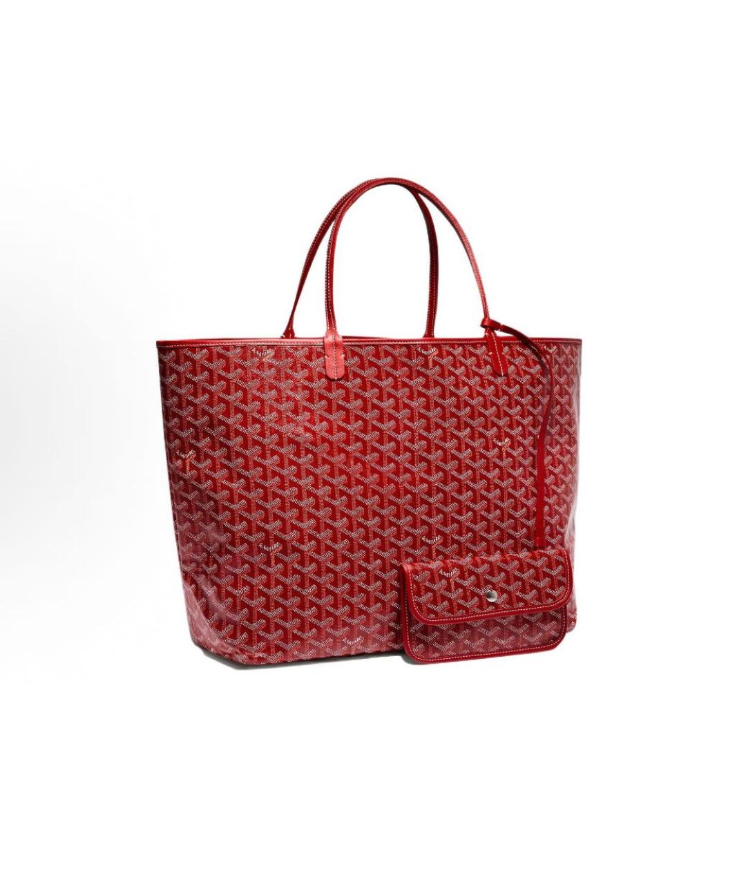 GOYARD Красная сумка тоут, фото 2