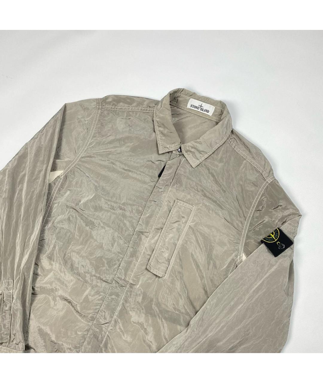 STONE ISLAND Серебряная куртка, фото 2