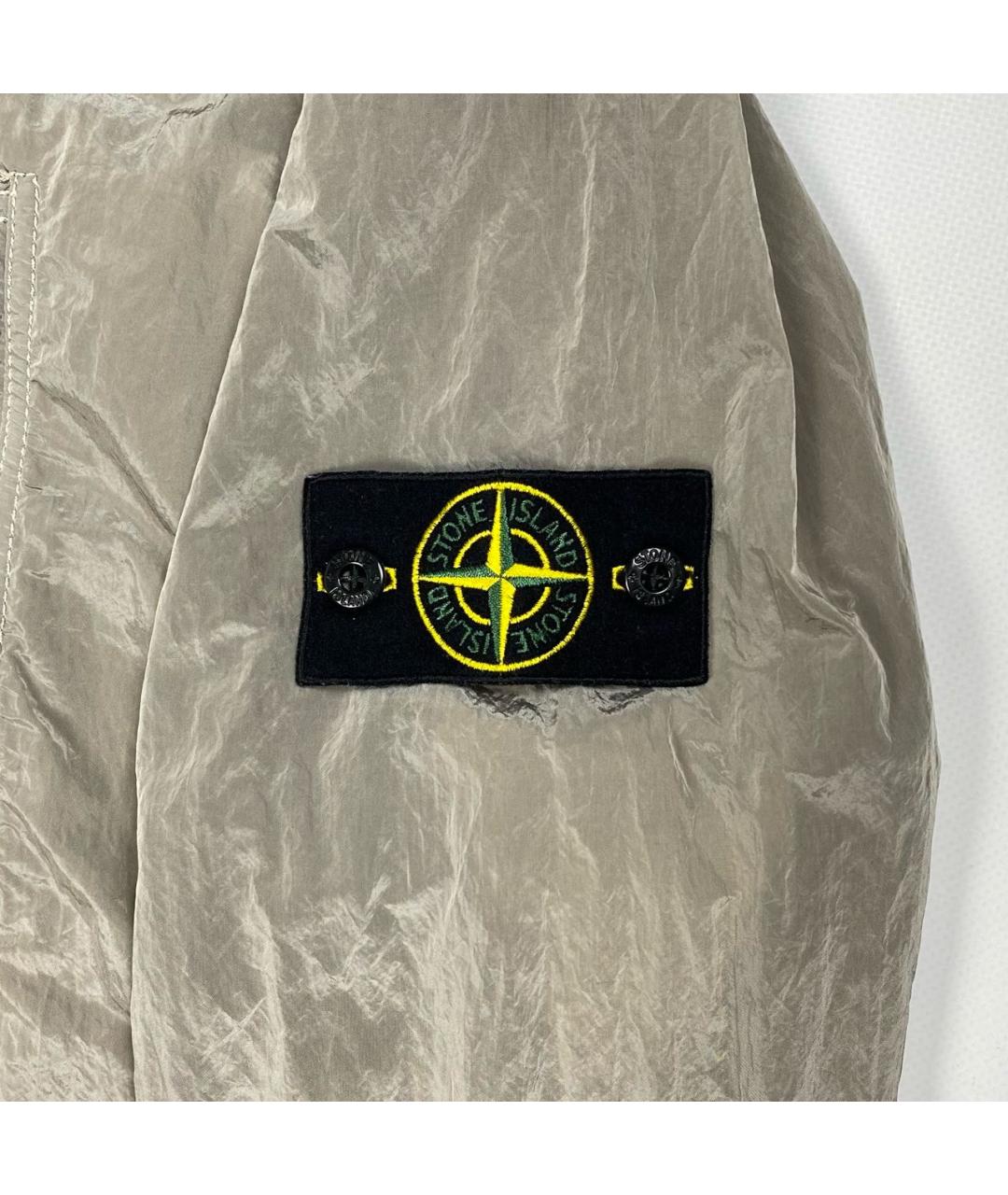 STONE ISLAND Серебряная куртка, фото 4