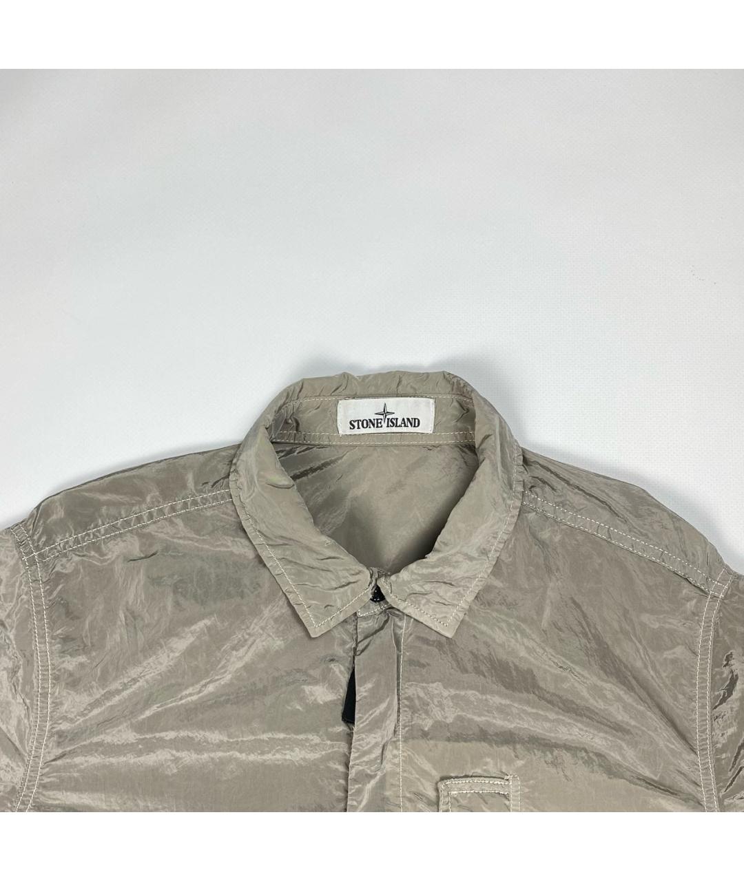 STONE ISLAND Серебряная куртка, фото 3