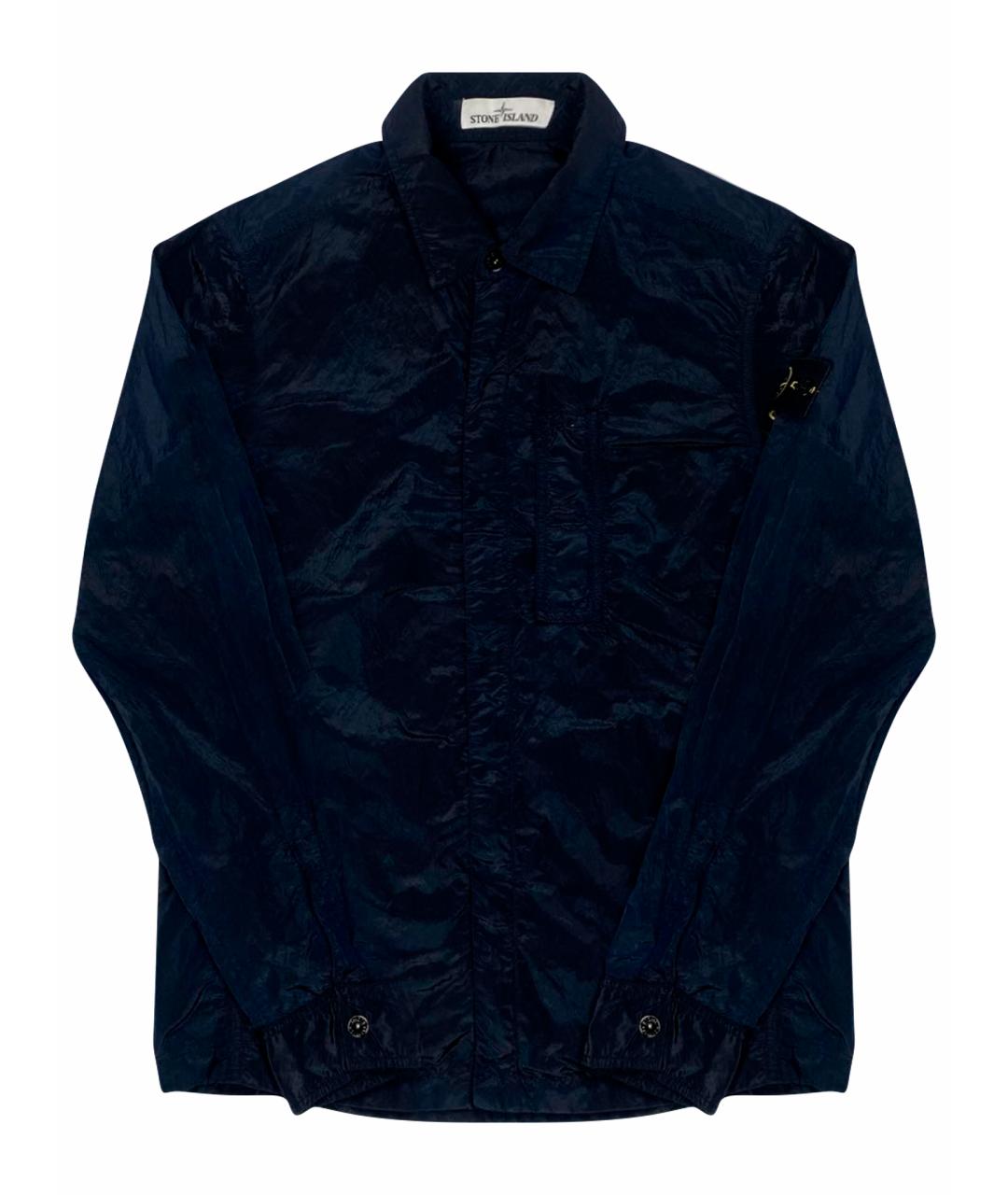 STONE ISLAND Темно-синяя куртка, фото 1