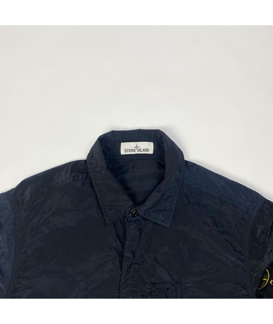 STONE ISLAND Темно-синяя куртка, фото 3