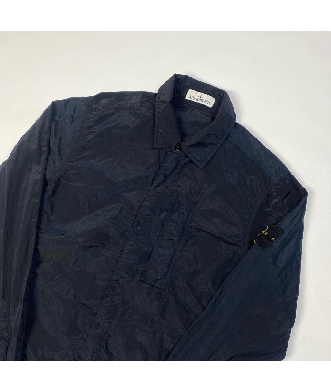 STONE ISLAND Темно-синяя куртка, фото 2
